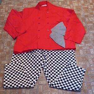 Chef Coat And Pants Adult Size 2xlarge New Kitchen Cook